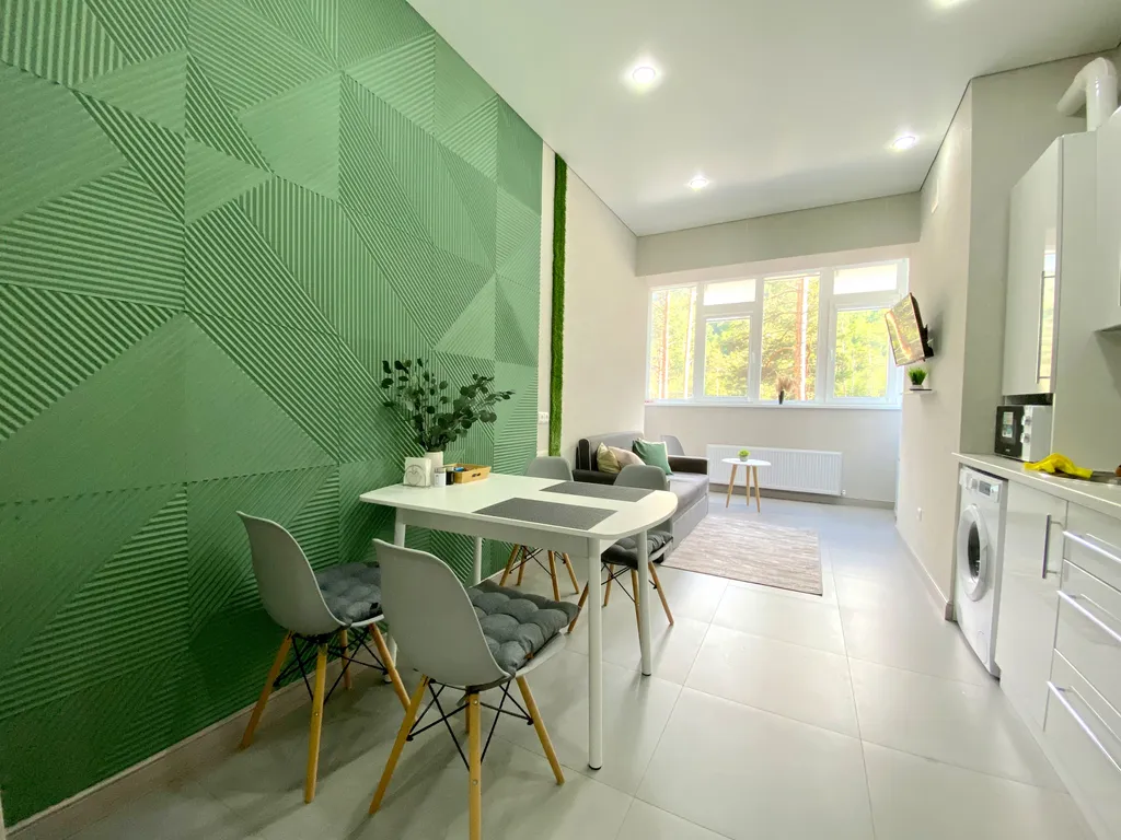 Уютный апартамент на берегу реки с видом на горы