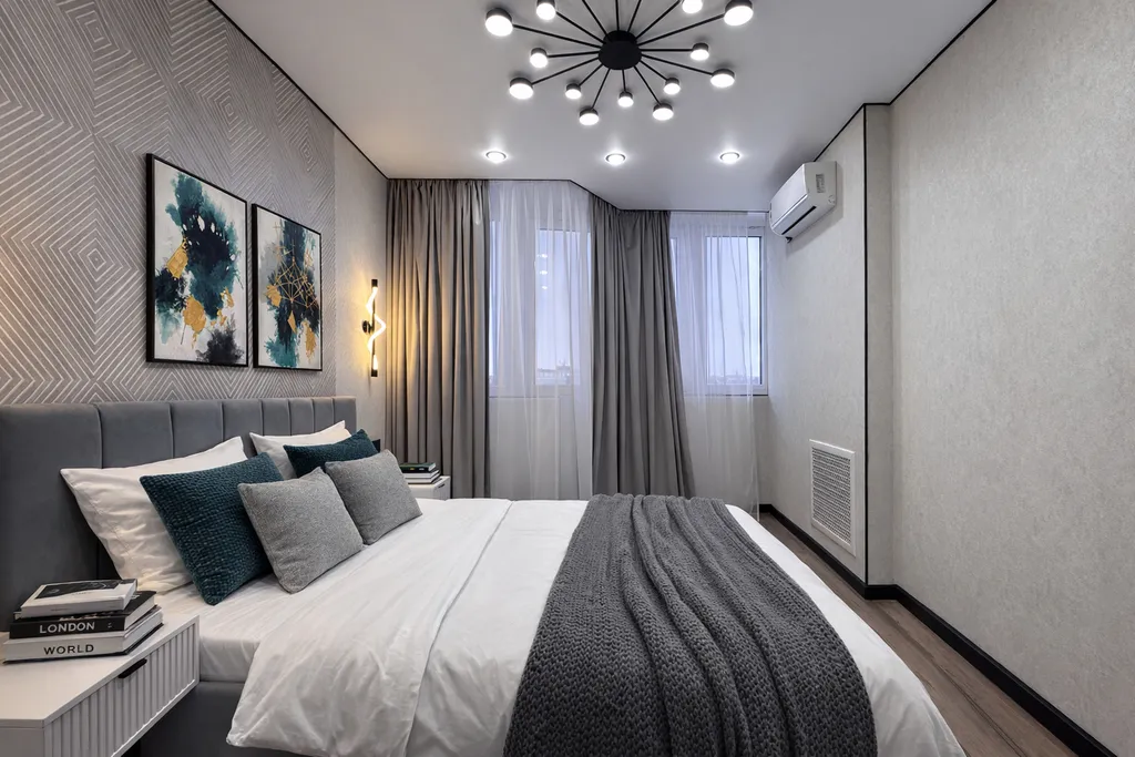 Евродвухкомнатная квартира с дизайнерским ремонтом