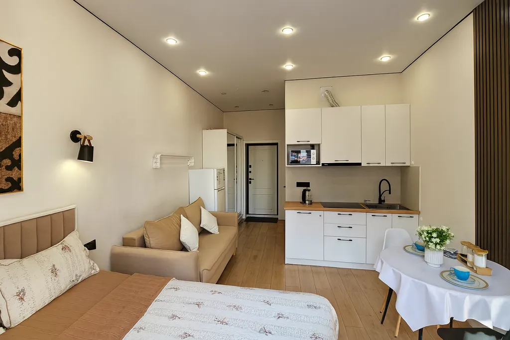 Яркая и стильная студия рядом с mega park