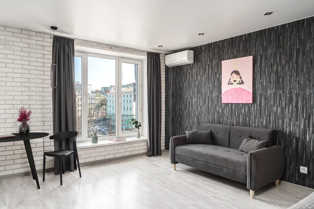 Квартира Квартира Студия в стиле Loft c панорамным видом — Нижний Новгород