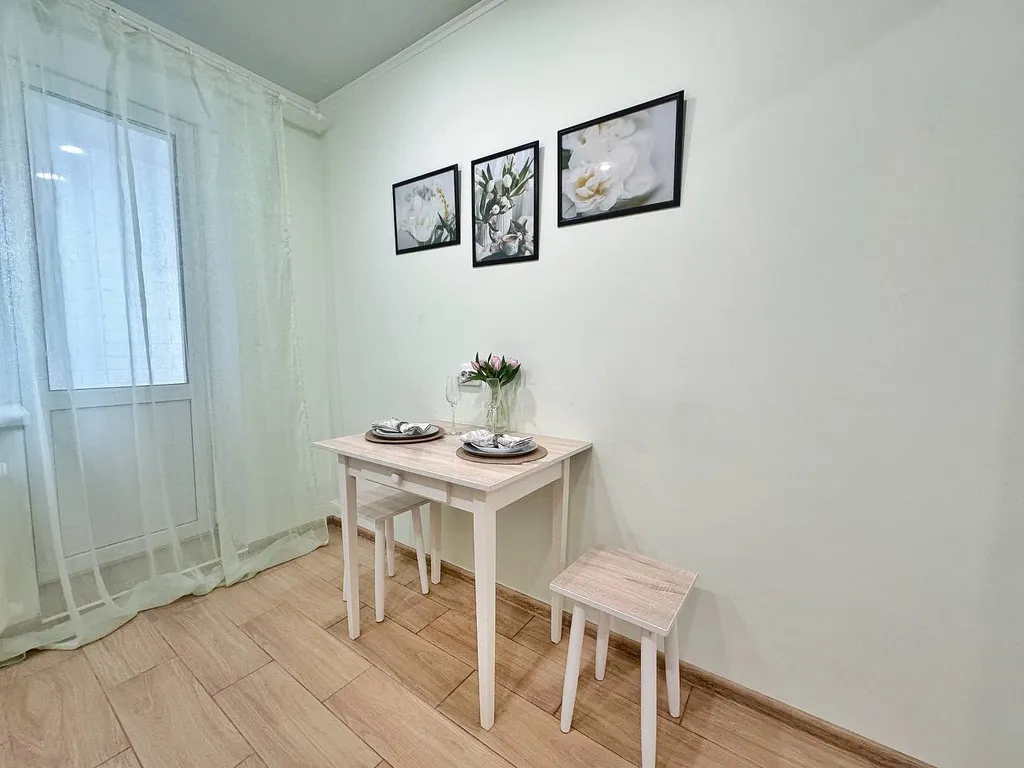 Уютная 1-комнатная квартира в новом доме в шаговой доступности от ЖД вокзала