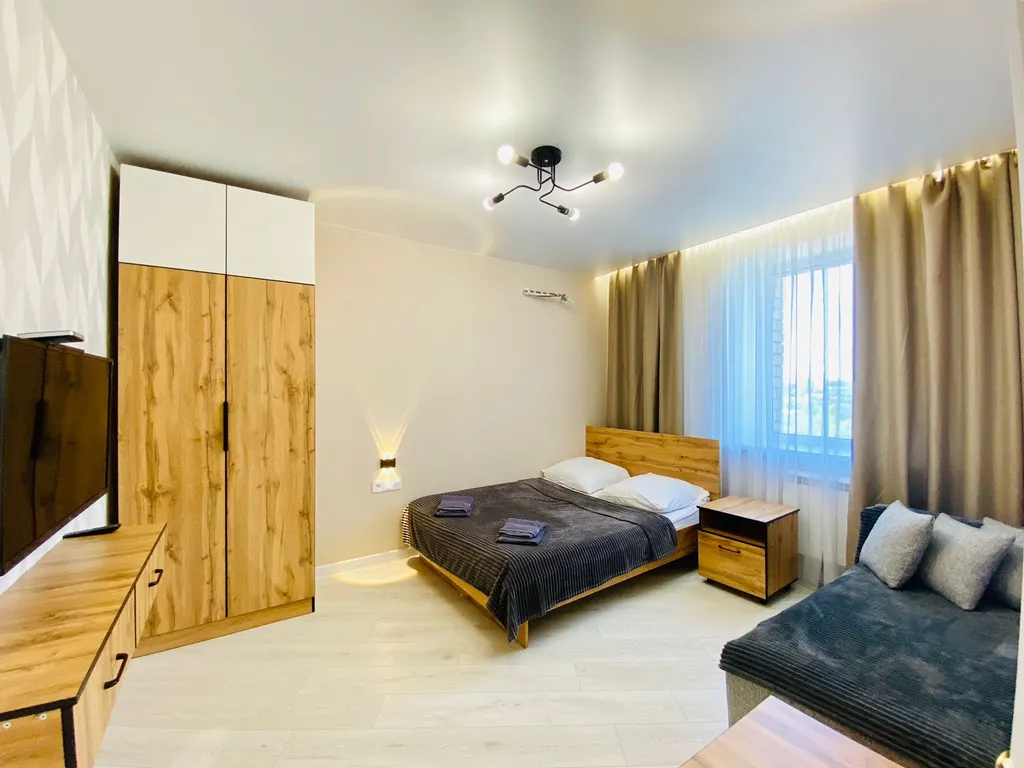 Двухкомнатный апартамент с красивым видом и евроремонтом