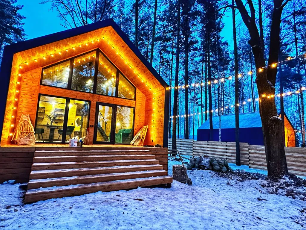 Коттедж Барн-хаус 1 с чаном и сауной в сосновом лесу — аренда посуточно в Пенза