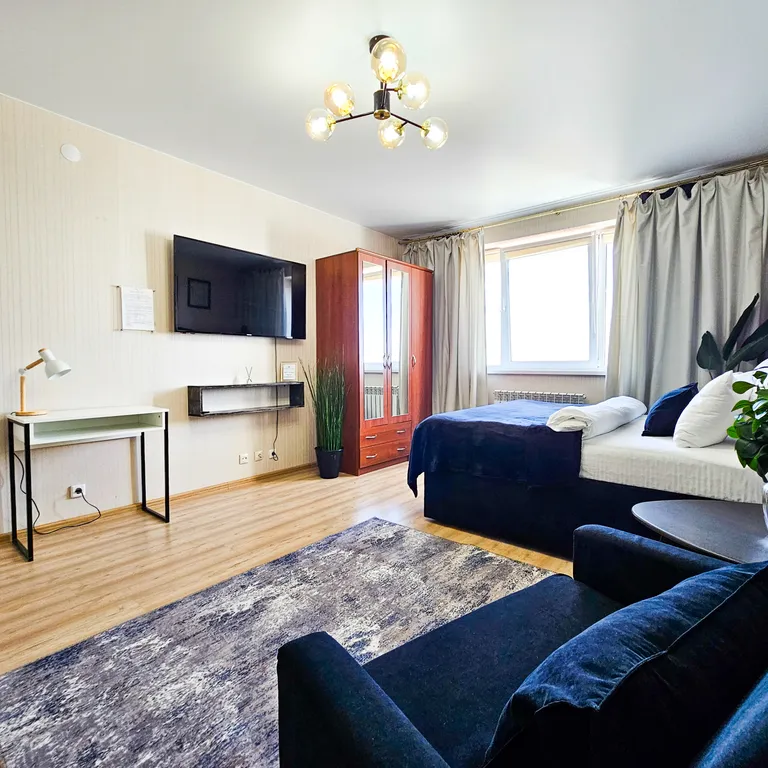 Квартира с балконом и 5-ю раздельными спальными местами. Кофемашина