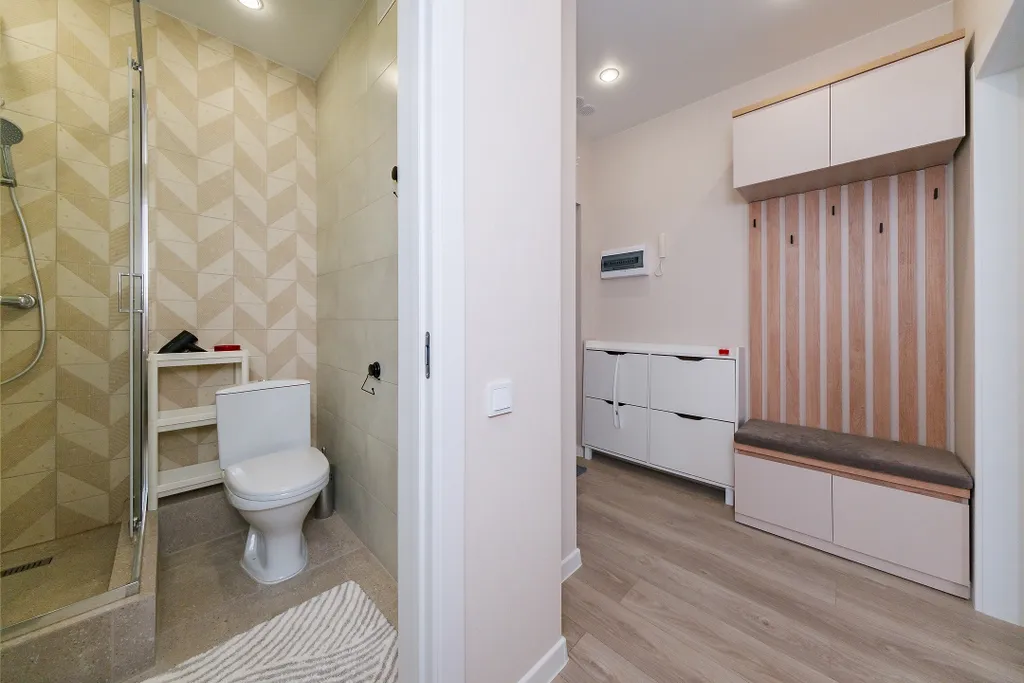 1-комнатная квартира для компании или семьи с детьми, парковка