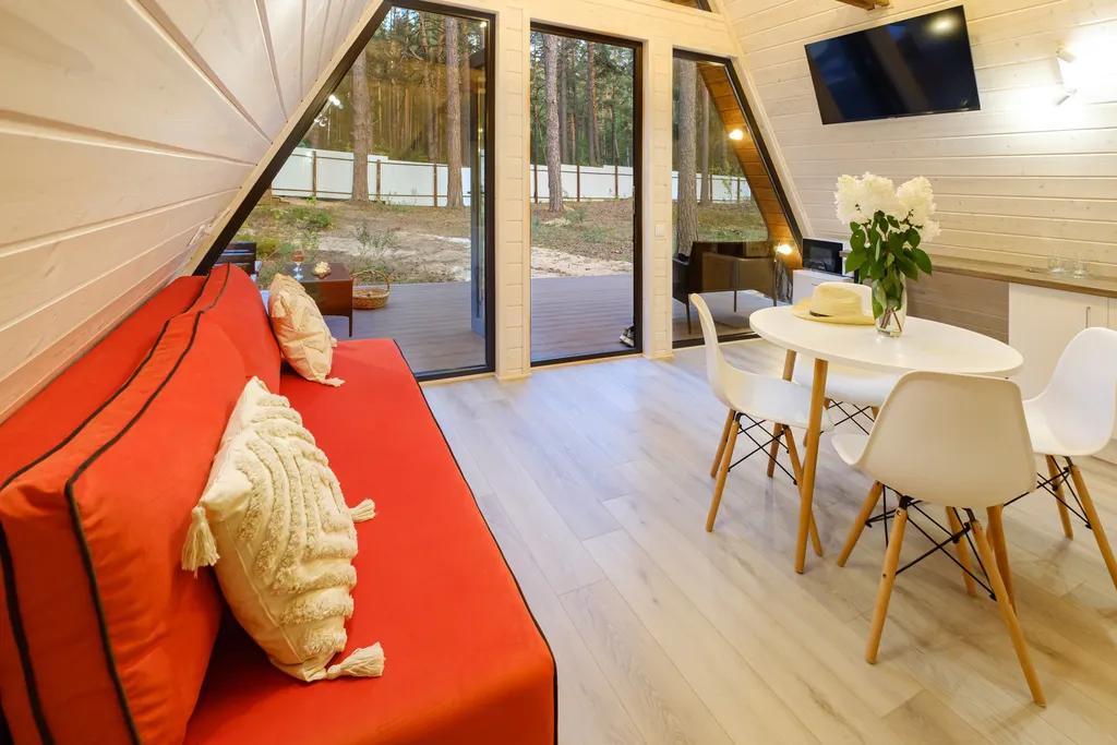 Дом 38m2 — чан, кухня, Wi-Fi