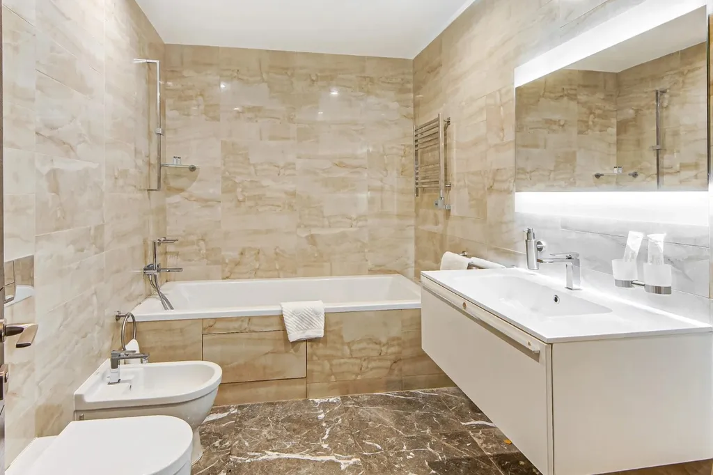 Угловые апартаменты на 63м этаже башни ОКО c мебелью Eichholtz