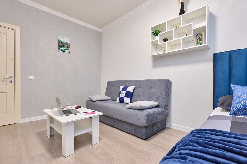 Евродвушка с балконом на 19 этаже вместительность на 6 человек