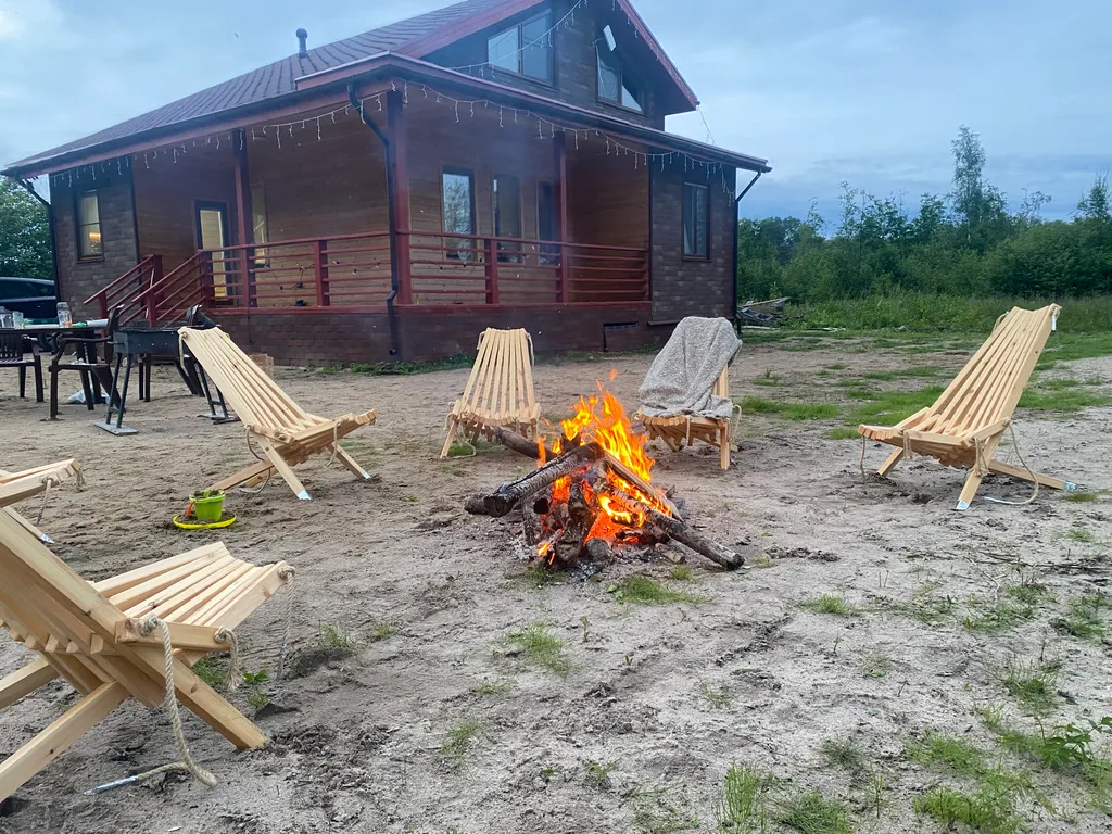 Коттедж Новый дом на Ладоге рядом с пляжем — Приозерск
