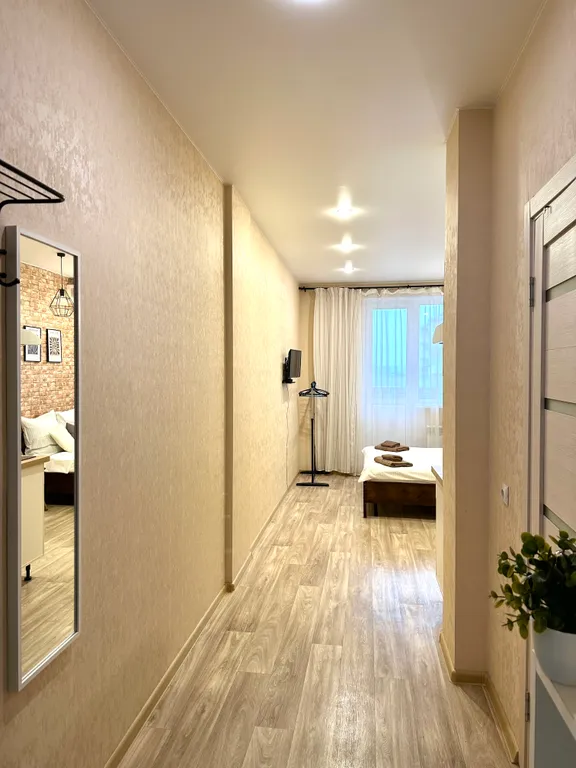 Стильная студия на двоих с магазином Пятерочка в этом же доме