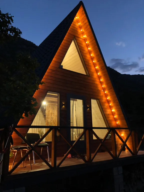 A-frame дом в уютном и тихом уголке