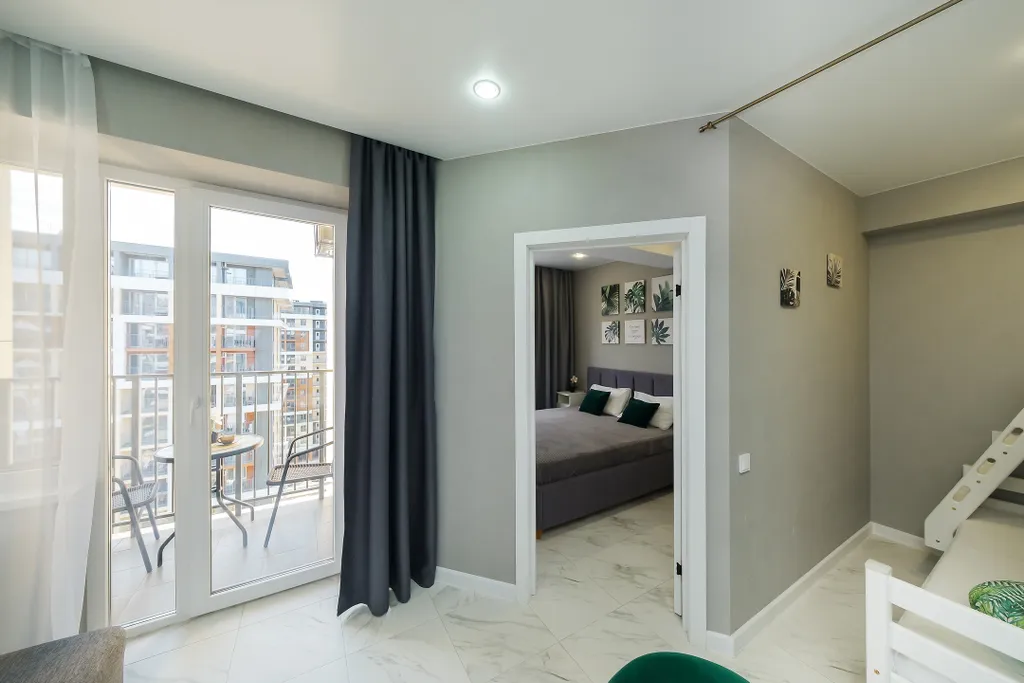 Евродвушка, балкон, вид на море