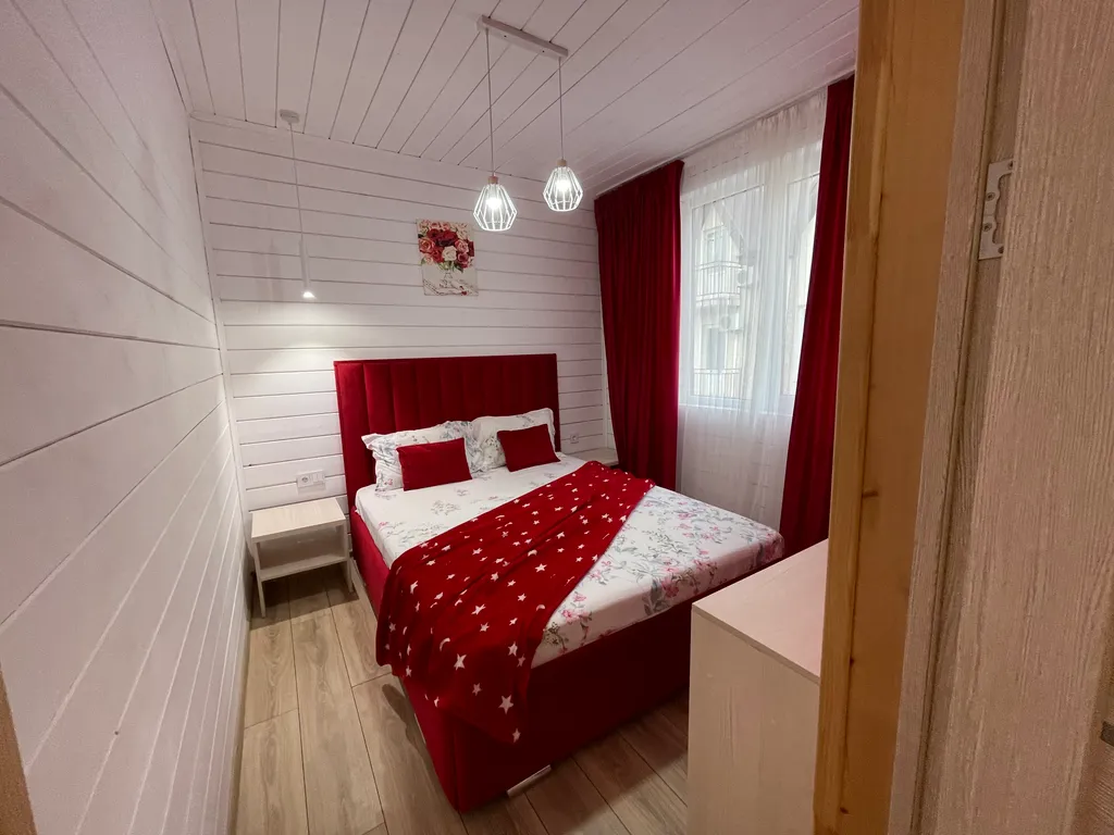 Эко дом под ключ на море на 4 человека, красный бархат