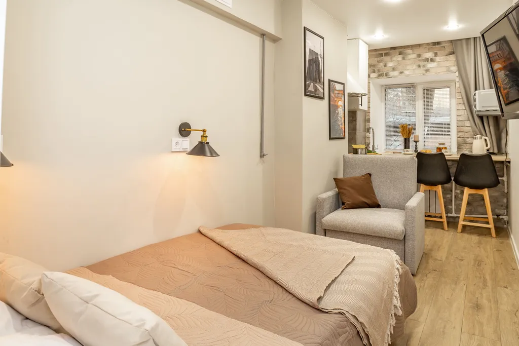 Квартира Квартира-студия, 18 м², 2 кровати — Санкт-Петербург