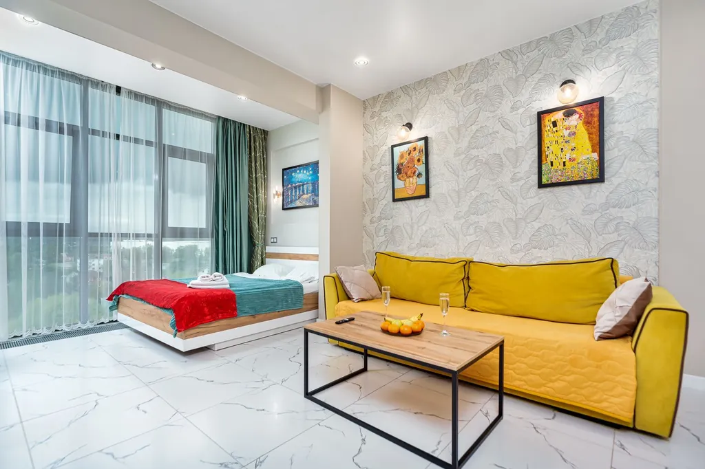 Квартира Квартира Уютная, современная студия — Новоивановское