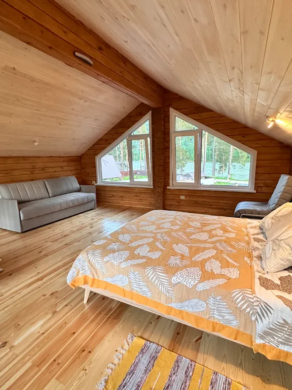 Новый круглогодичный коттедж из бруса на берегу Катуни