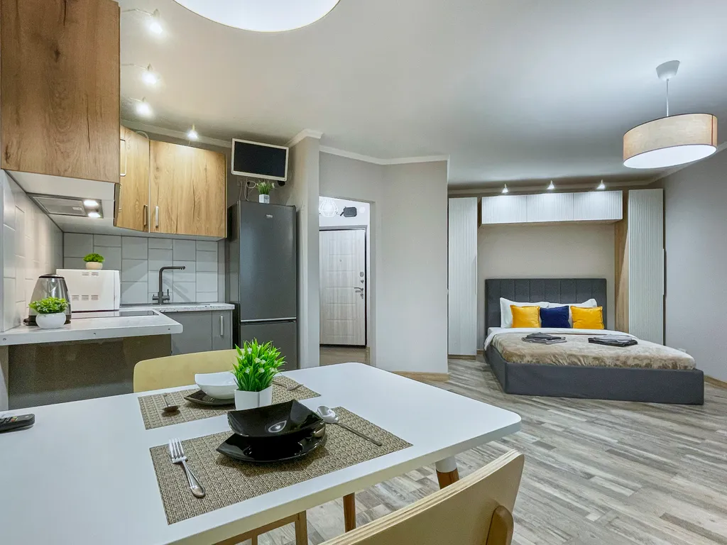 Квартира Современная студия до 4 гостей, рядом с ТЦ Мега, Шереметьево в 10 минутах — аренда посуточно в Химки