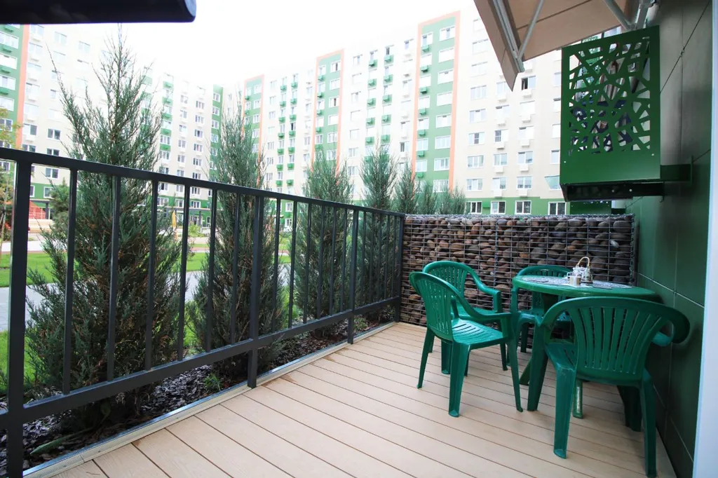 Комфортная студия в доме Привилегия со двором парком