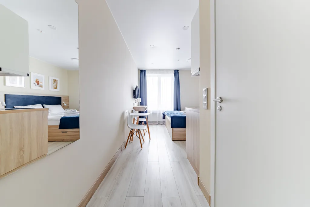 Квартира Квартира Уютная студия рядом с метро Чёрная речка — Санкт-Петербург