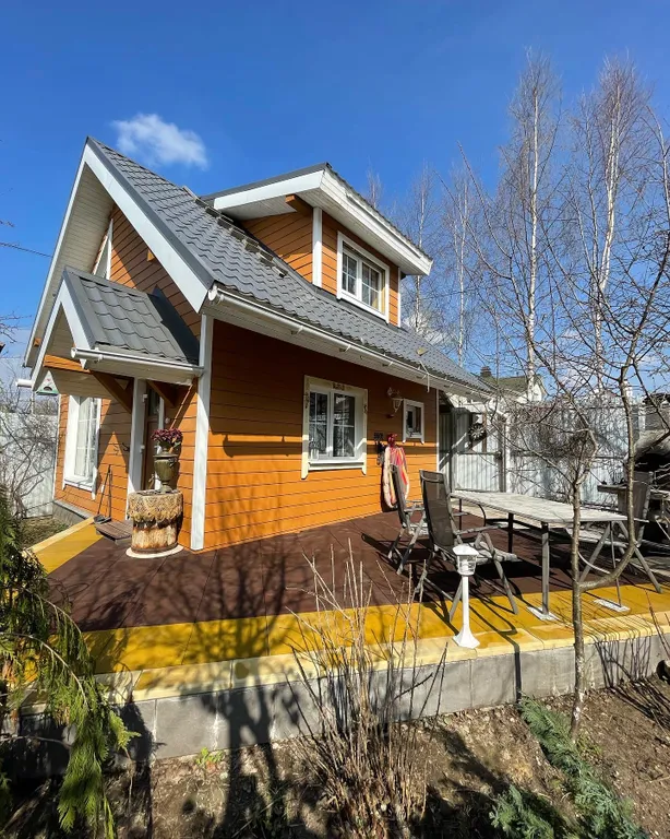 Домик-баня с камином