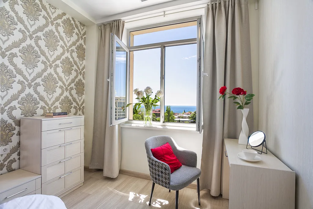 В самом центре с видом на море