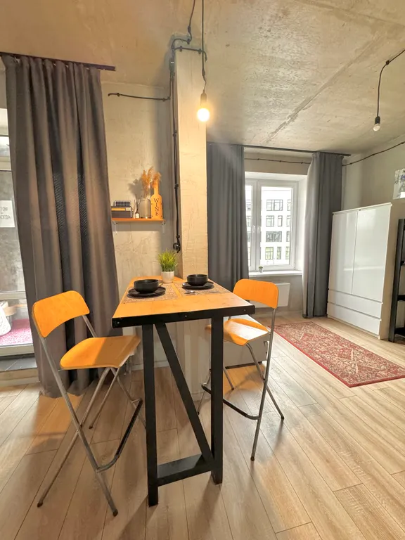 Уютная дизайнерская студия лофт