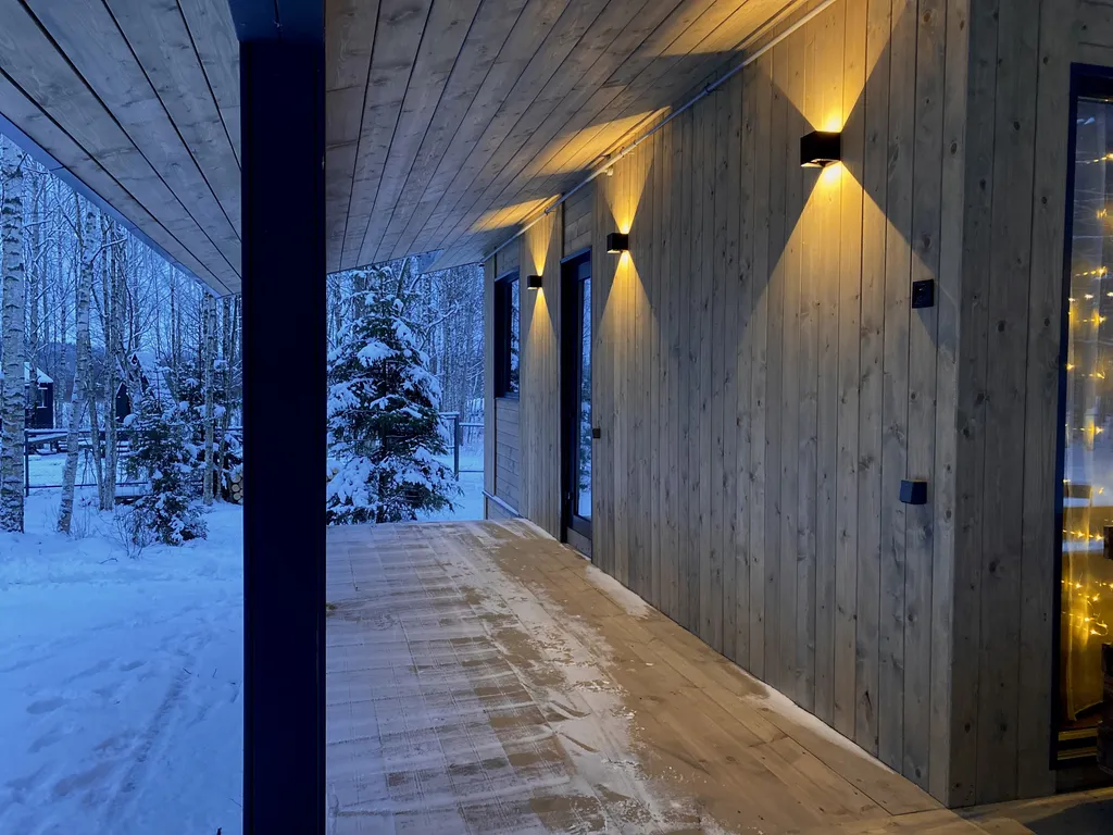 Эко-дом с панорамными окнами #1