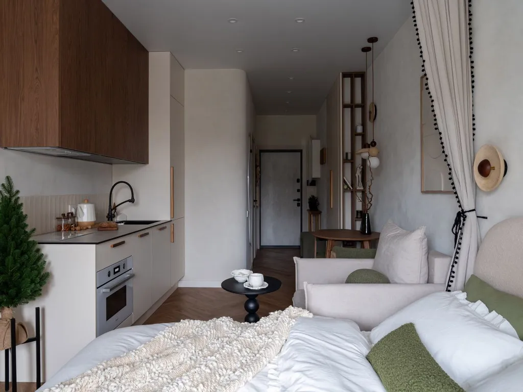 Роскошный апарт Japandi в Курортном районе в доме с бассейном и сауной