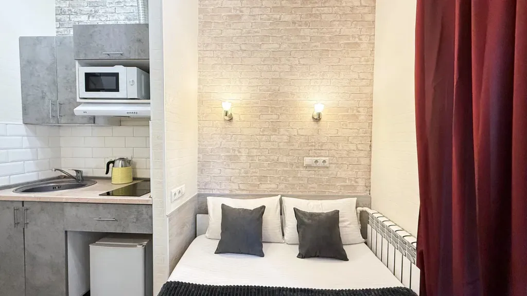 Квартира Квартира Уютная студия у метро Варшавская и Каширская — Москва