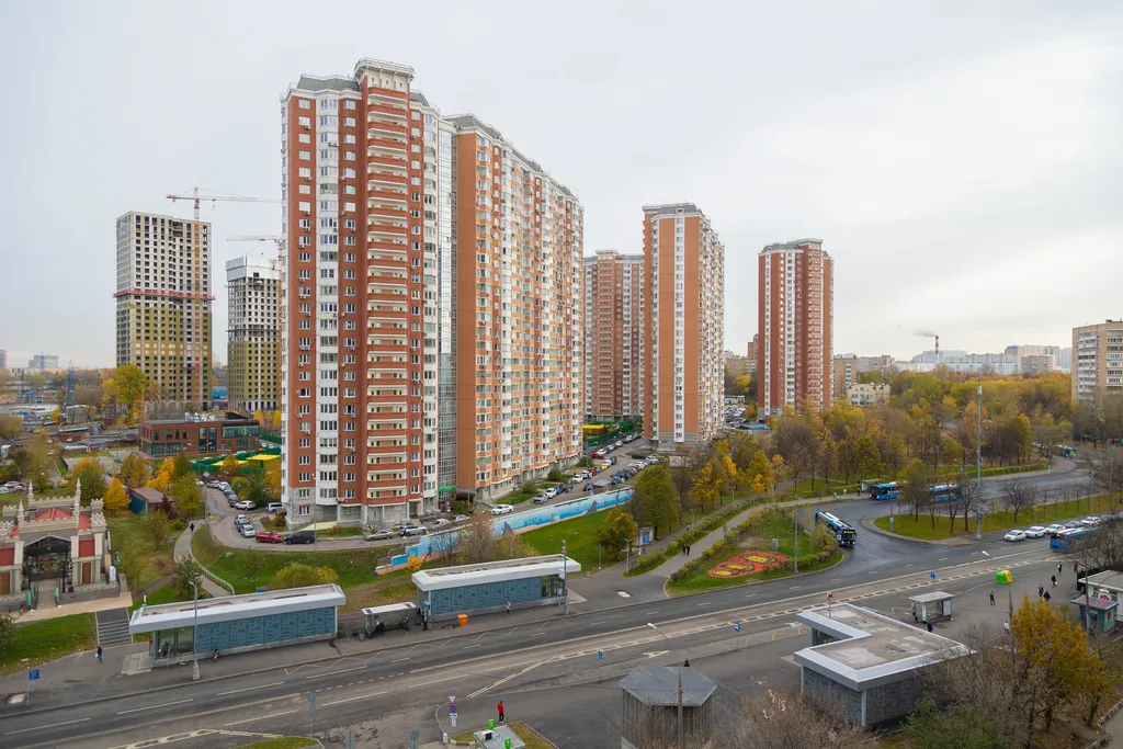 Квартира Квартира Новая студия Топ Хиллс с балконом и кондиционером — Москва