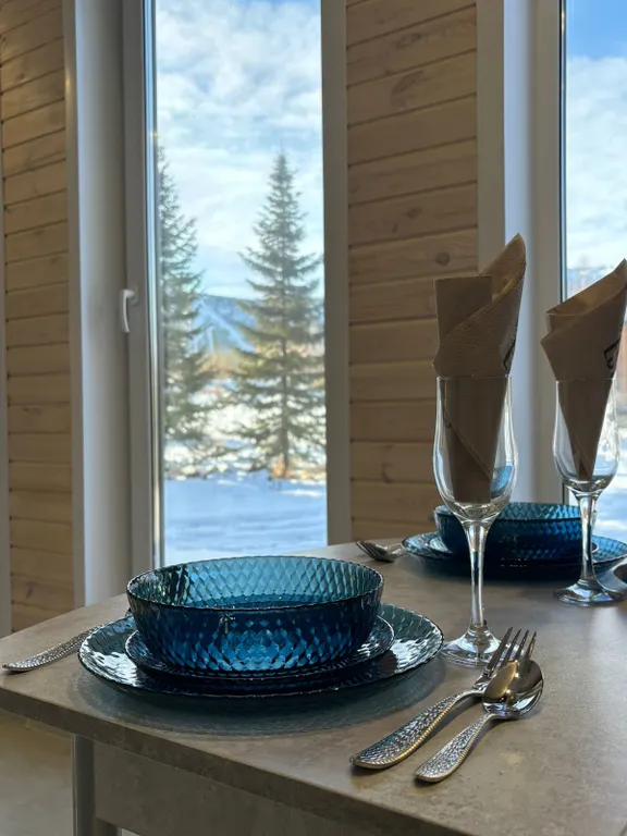 Новый дом с видом на гору