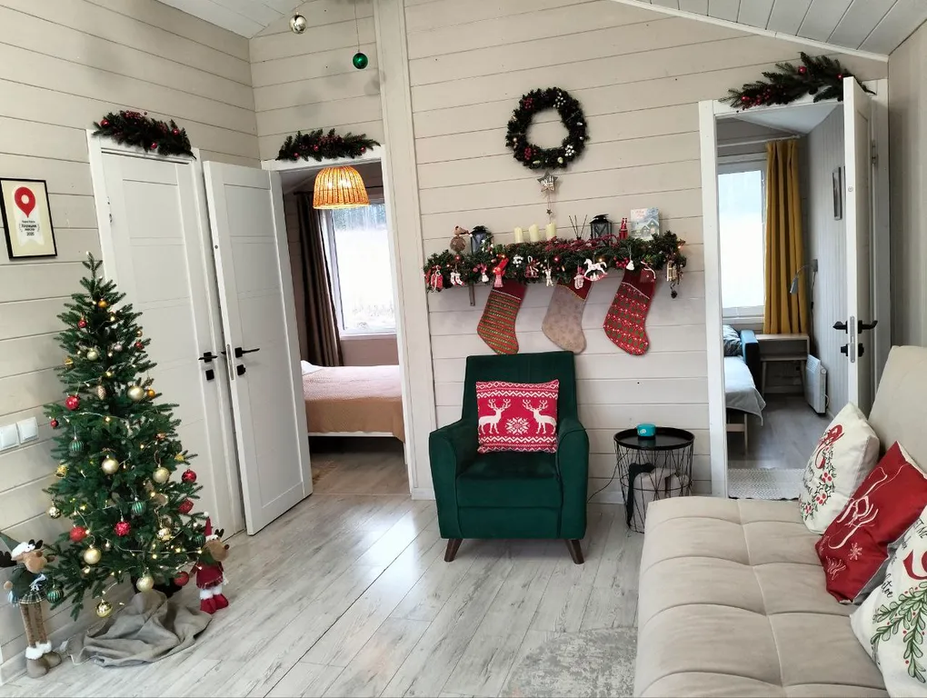 Уютный дом с баней и чаном