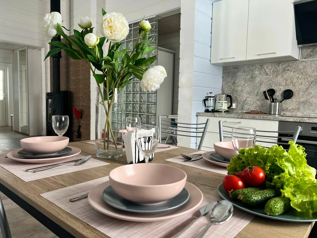 Уютный коттедж N8 с сауной и камином на озере Лунном