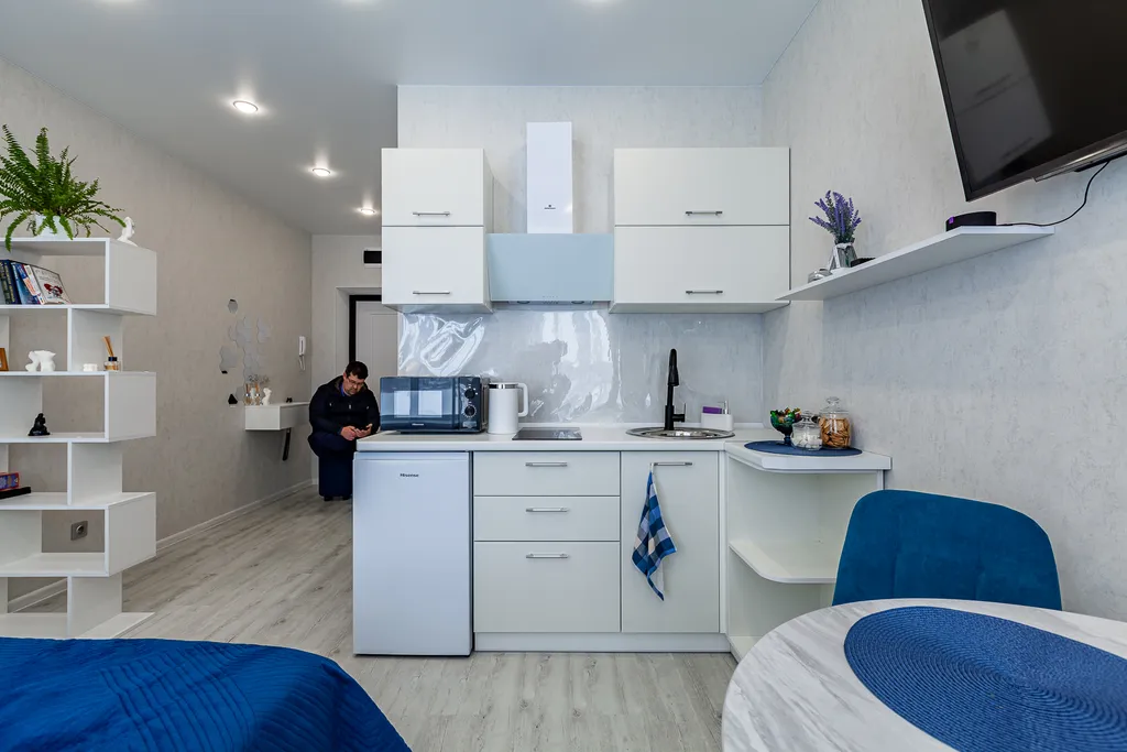 Студия с видом на озеро Кабан