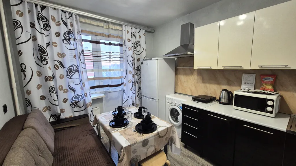 Уютная квартира в новостройке с тремя спальными местами