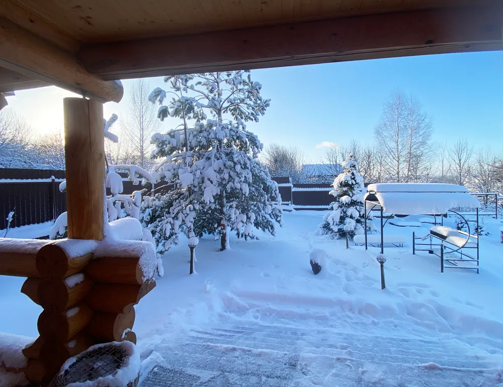 Эко шале Эдельвейс с видом на горнолыжный курорт Сорочаны