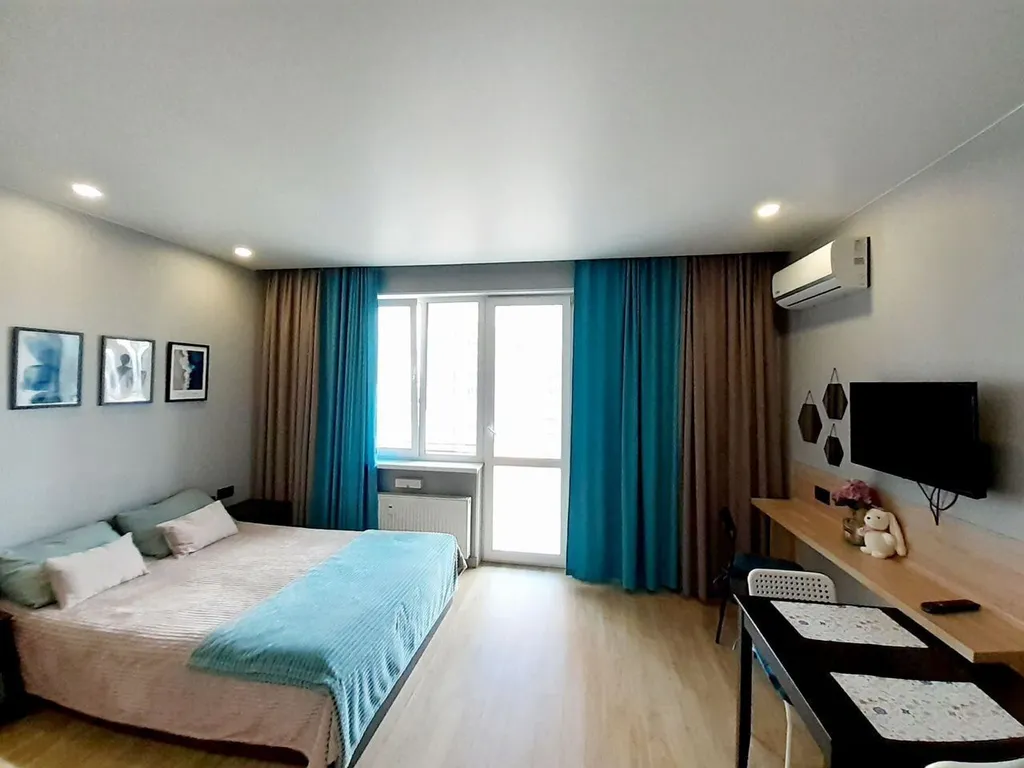 Квартира Уютная студия в новом ЖК Петроглиф — аренда посуточно в Хабаровск