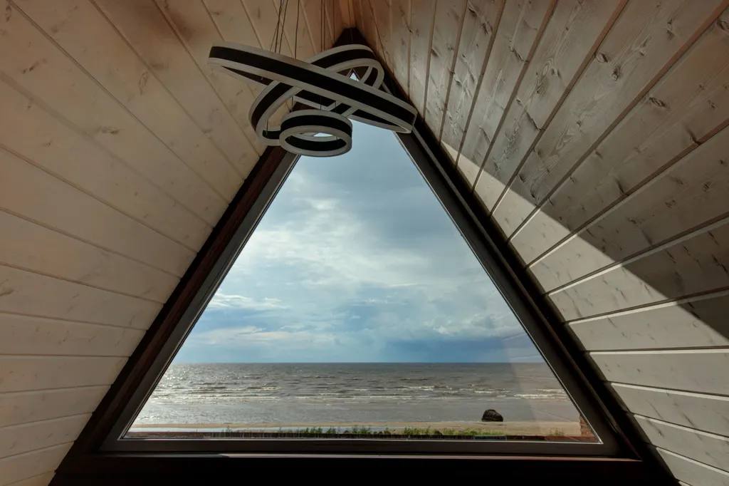 Aframe lux black (Дом на берегу Рыбинского водохранилища)