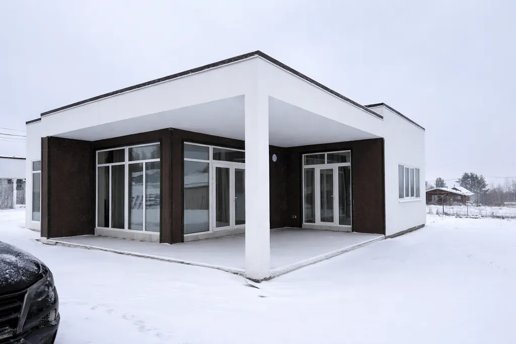 Дом Белый Гусь в КП Сосновские Горки рядом с курортом Игора