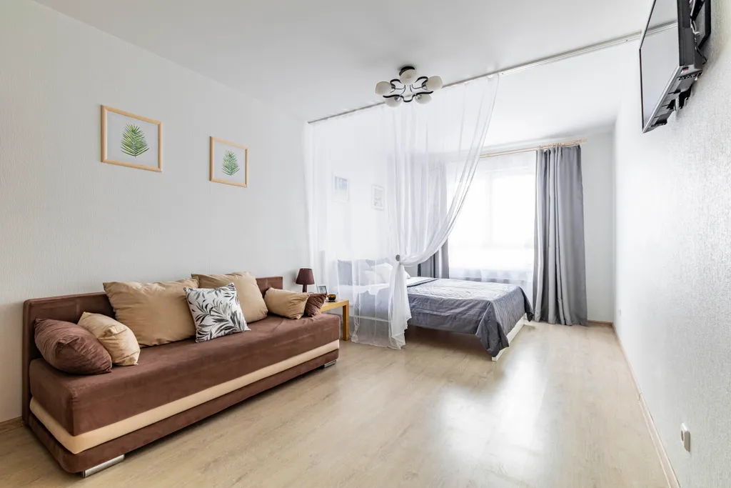 1-ком. квартира с лоджией для 4-х гостей