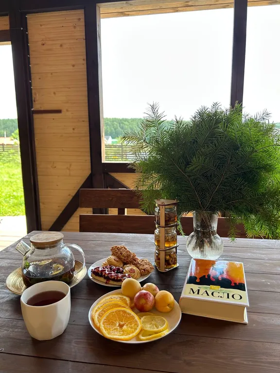 Уютный дом с баней и чаном