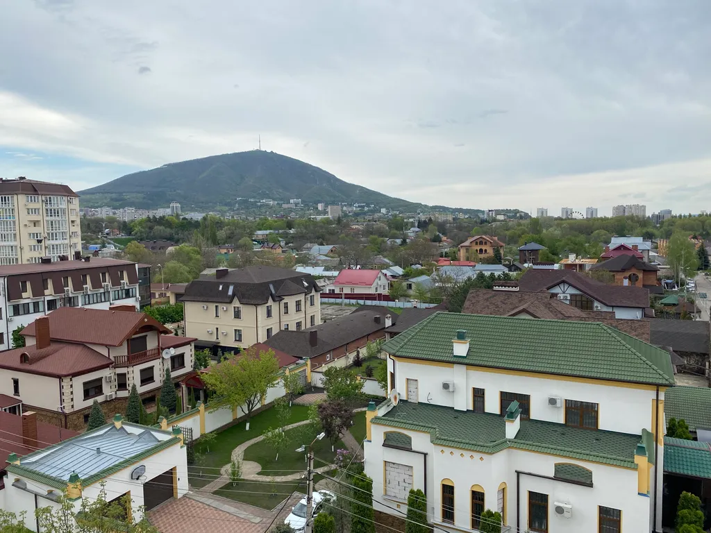 Дизайнерская евро-трёшка с видом на гору Машук