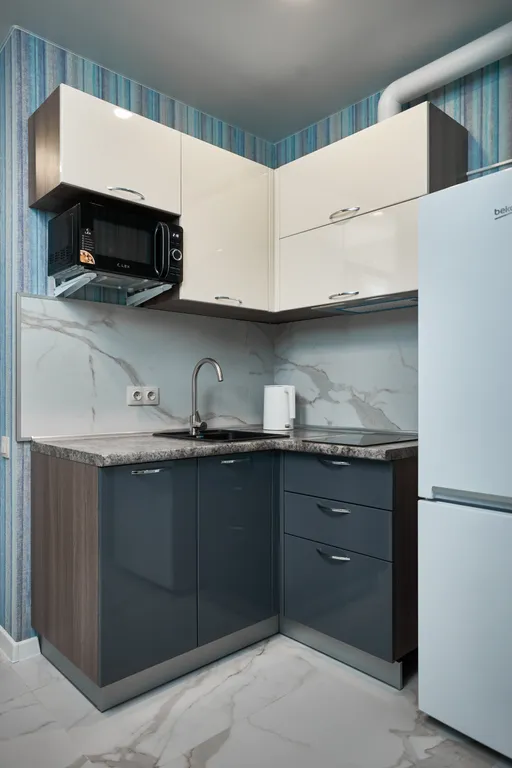 Уютная квартира, балконом, вид на  море