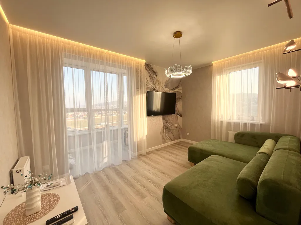 Квартира Комфортная 2-комнатная квартира с дизайнерским ремонтом на Высоком Берегу — Анапа