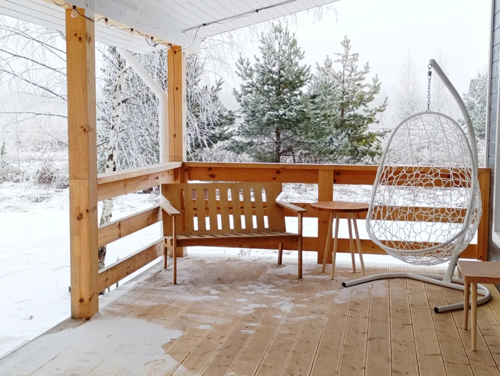 Дом с сауной Зеленый Чиж