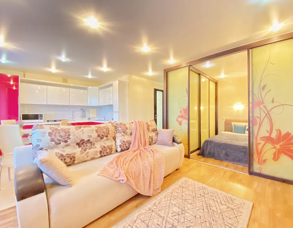 Квартира Тёплая и светлая 1-к квартира Апарт-Комфорт с гидромассажной ванной — Ярославль