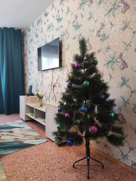 Пpocторнaя чистая квартира с кондиционером