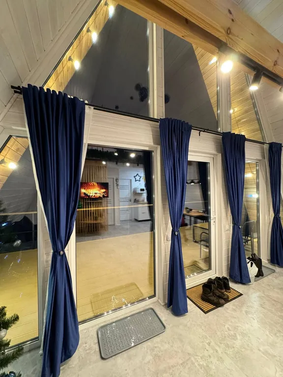 Коттедж Новый большой А-фрейм с видом на лес — Казань