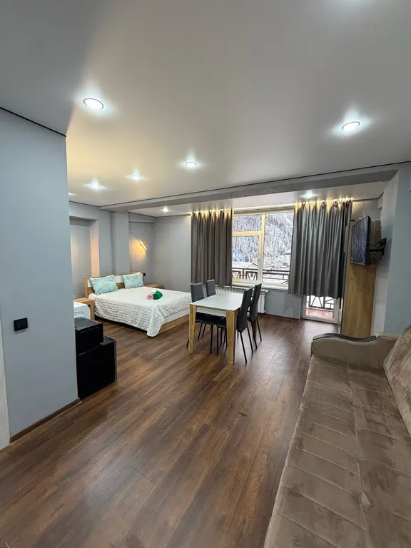 Квартира Студия в центре Домбая с видом на горы(у подъемников) — аренда посуточно в Домбай