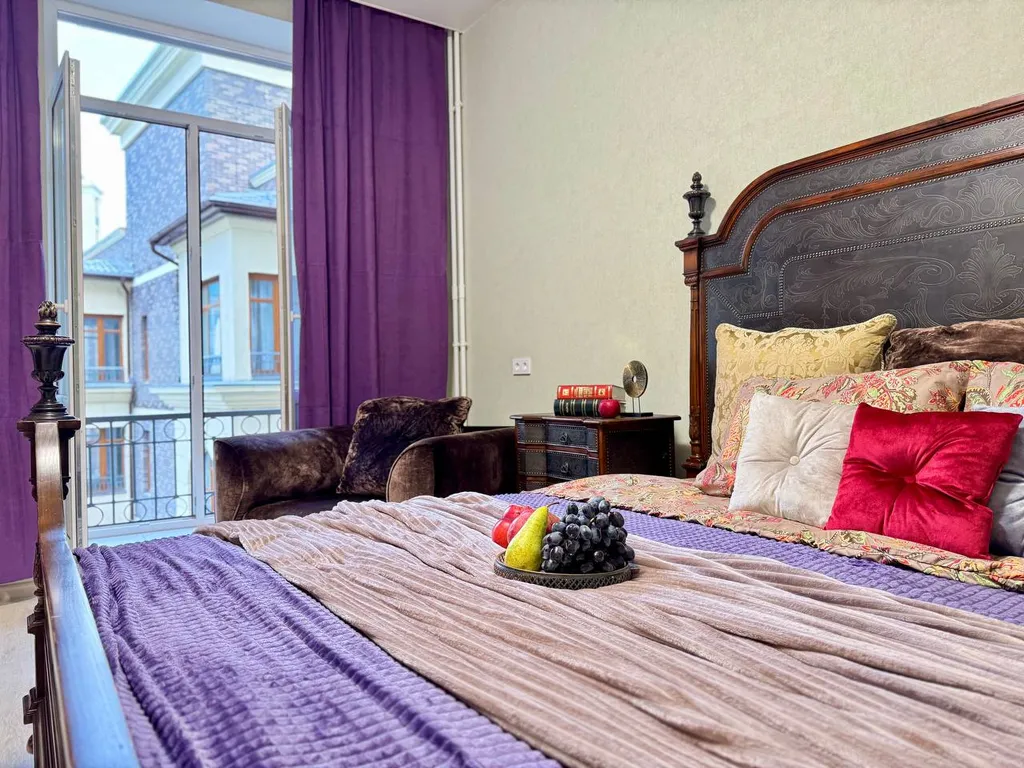 Двухкомнатная квартира с балконом в Лайково